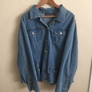 Baccini Jean Jacket Size 22